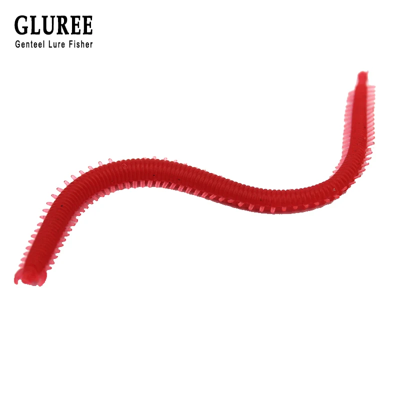 GLUREE 10 шт./лот мягкие рыболовные приманки 13 см черви Grub искусственные Wobbers морская