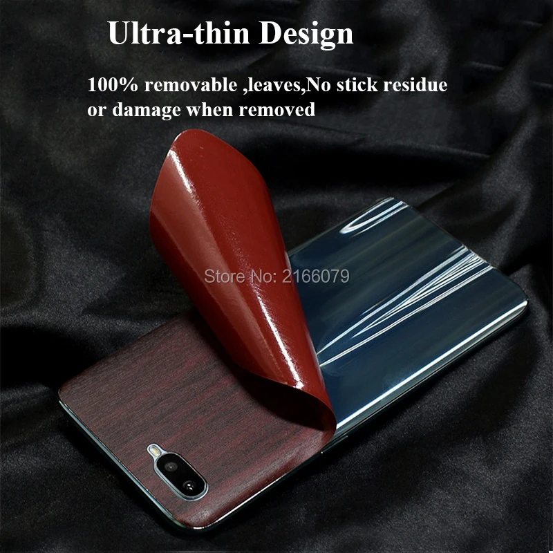 For OPPO R15X / K1 R15 Pro New Fashion Full Back Cover 3D Imitation Wood Grain Protection Skin Decal Sticker Film |