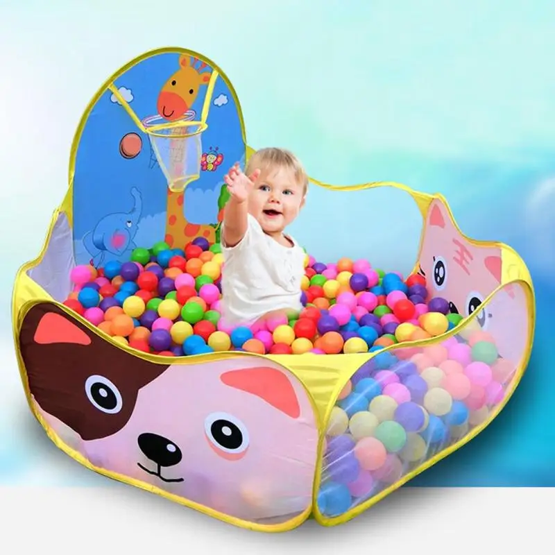 Детская забавная Игровая палатка с жирафом для детей бассейн океаническим мячом