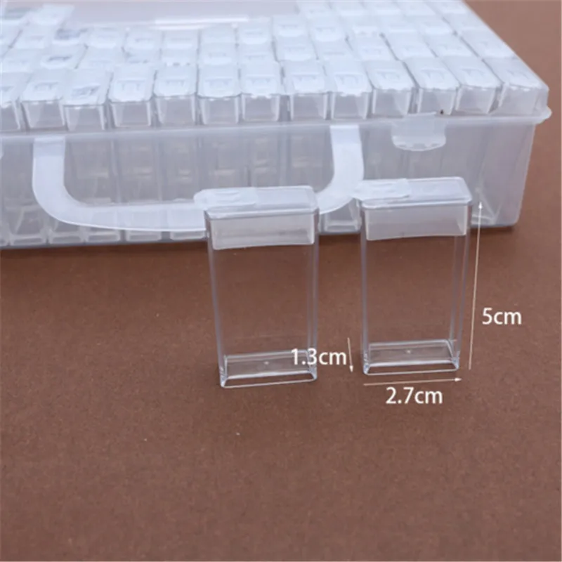 64 шт инструменты для вышивки картин со стразами бисер контейнер Алмазная вышивка