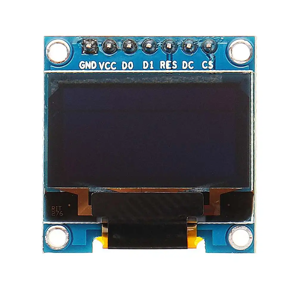 Новый 7Pin 0 96 дюймовый OLED дисплей 12864 SSD1306 SPI IIC Серийный ЖК экран модуль для