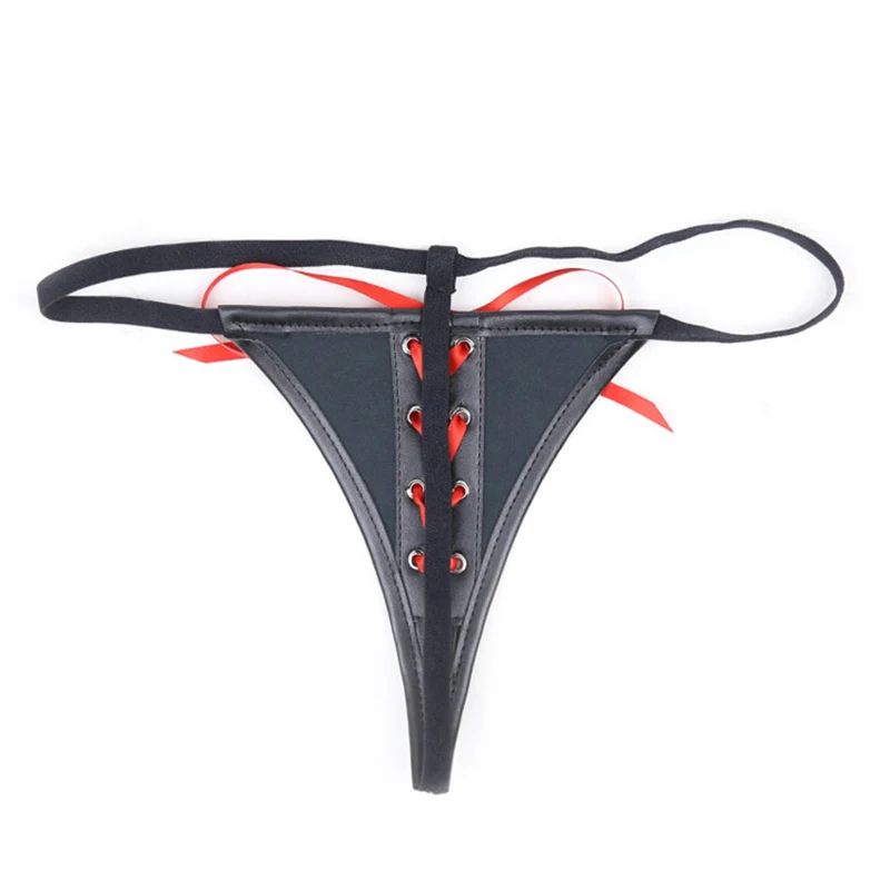 PU Leather Female Adjustable Chastity Cage With Bowknot Decor Drawstring BDSM Bondage Slave Erotic Sex Product for Woman Couple | Красота и
