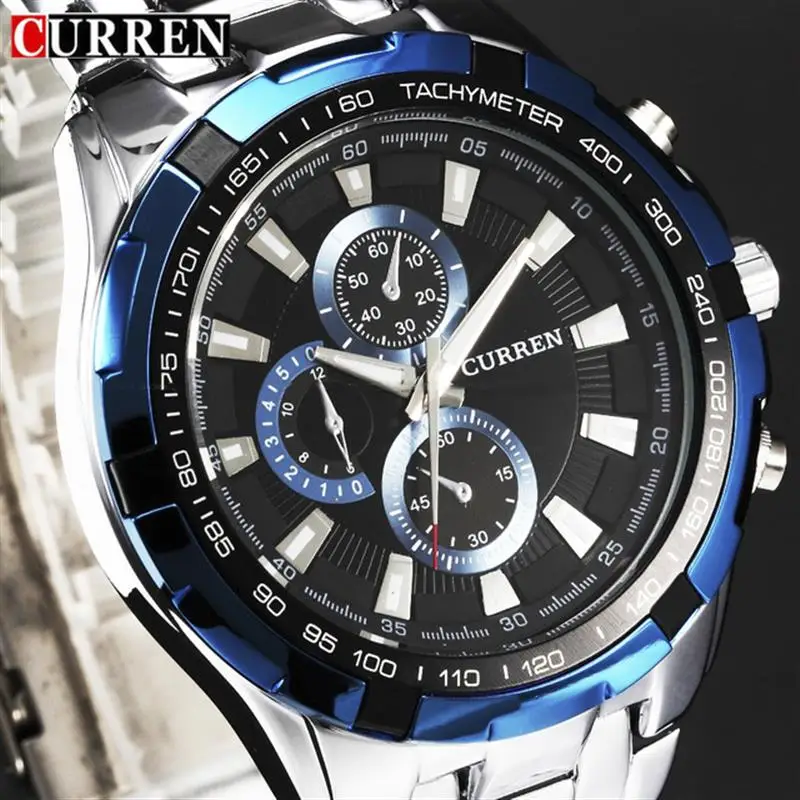 Мужские часы Relogio Masculino Curren креативные спортивные мужские лучший бренд Роскошные