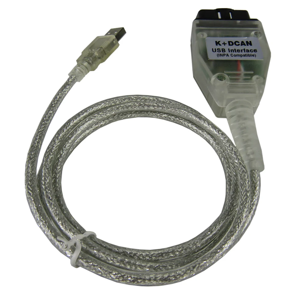 Автомобильный диагностический интерфейс Inpa k d can OBD2 кабель и разъемы USB INPA K + DCAN/USB