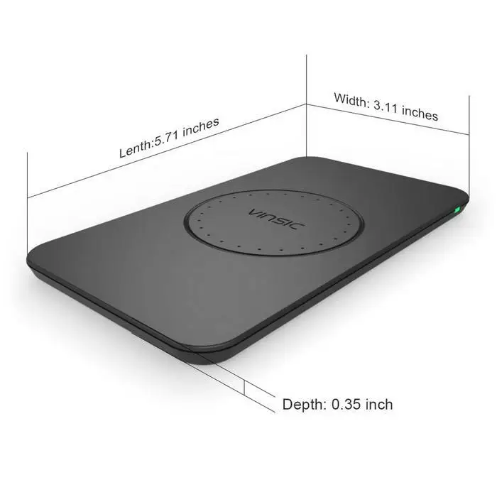 Беспроводное зарядное устройство Qi для iPhone X 8 Plus Samsung Galaxy S8 + Note Nexus 7 6 Lumia