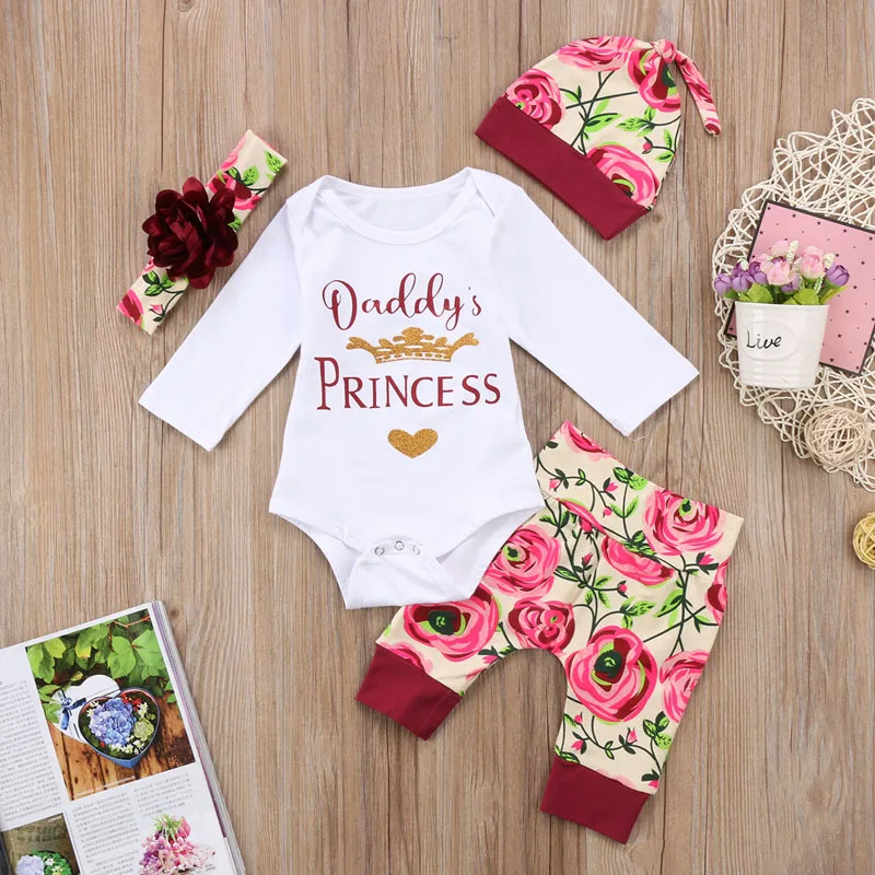 Повседневное новорожденных Для маленьких детей модная одежда для девочек с