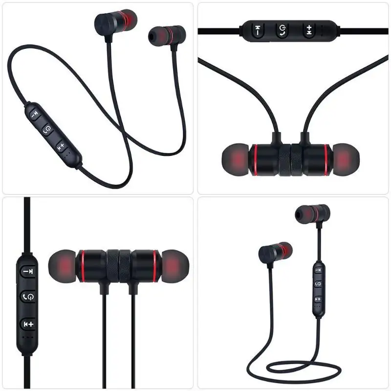 XT 6 Беспроводной Bluetooth наушники Магнитный стерео вкладыши Водонепроницаемый