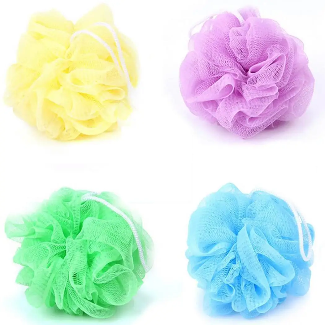 Mesh Bath Shower Sponge Soft Exfoliating Home Bathroom etc Take Round 13cm Fashion | Дом и сад