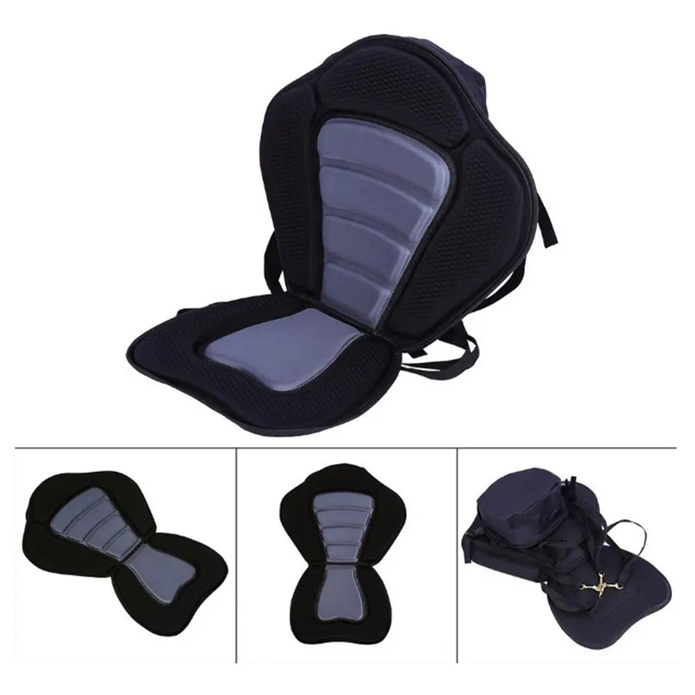 Mounchain Регулируемый гребная лодка мягкий Kayak Seat с сумкой для хранения каноэ спинка
