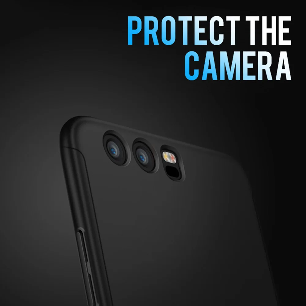 KINBOM для Honor 8 9 lite 360 градусов защитный чехол телефона huawei P20 P20pro P9 P10lite P10Plus полное