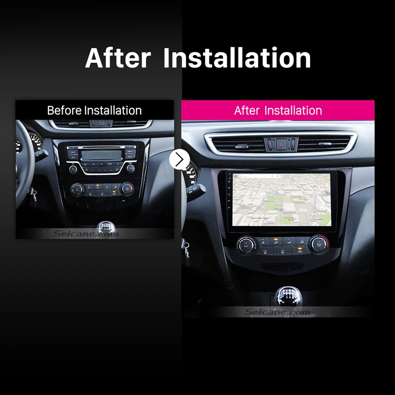 Мультимедийный плеер Seicane автомагнитола на Android 10 1 с экраном 8 дюйма Wi Fi Bluetooth GPS