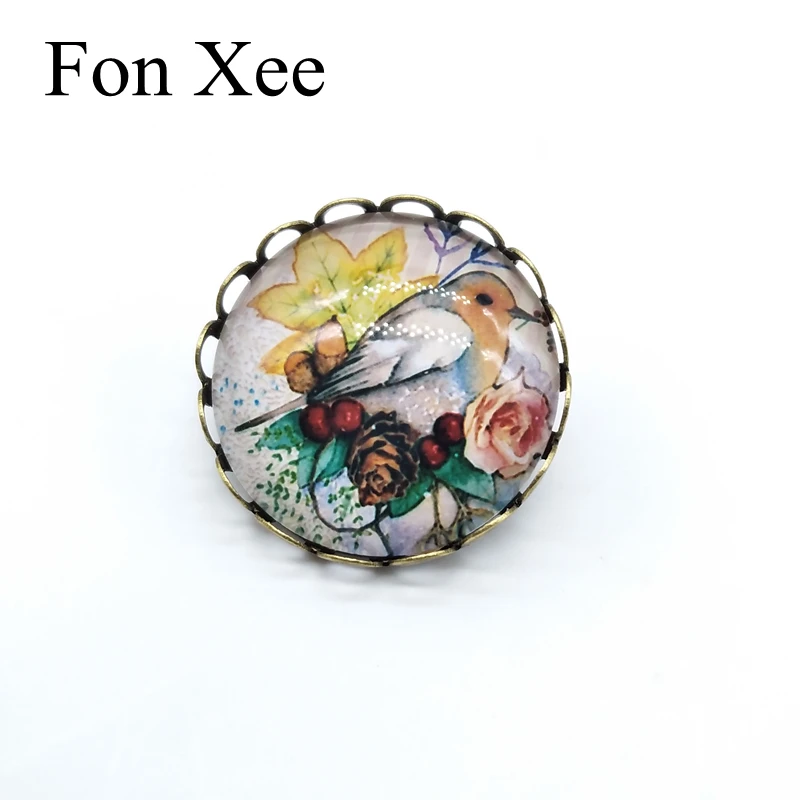 Fon Xee милые заколки с животными значок в виде кошки белки оленя птицы детские