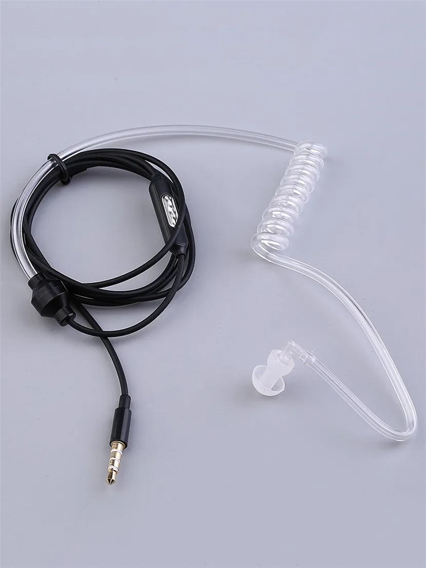 Hottest 4 Colors Professional Secret Service Air Tube Anti Radiation Mobile Phone Headsets Headphone Earphone With Pipe | Электроника
