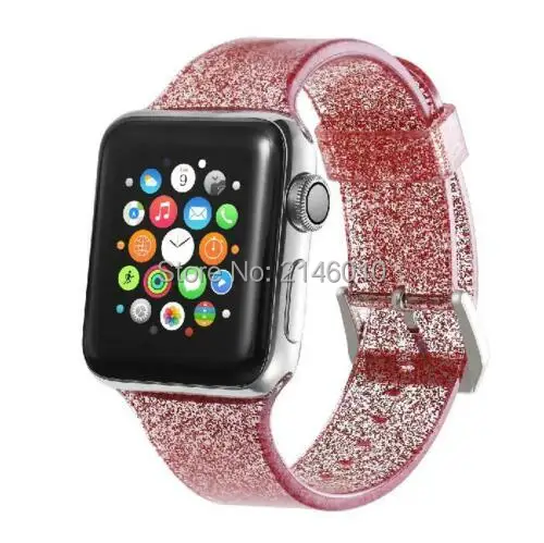 Спортивный ремешок блестящий браслет для Apple Watch iWatch 1/2/3/4 | Наручные часы