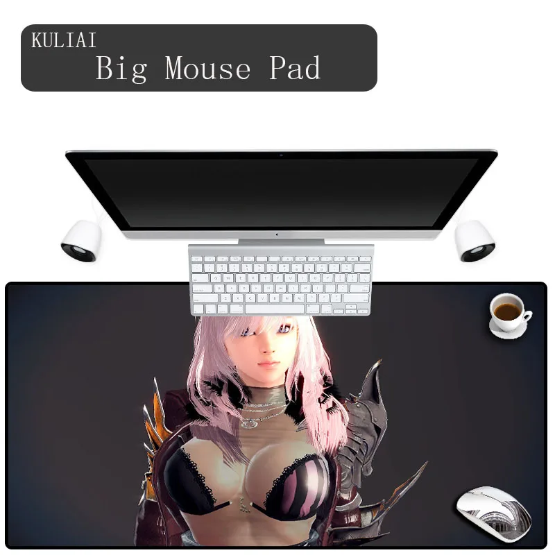 Коврик для мыши XGZ Vindictus XL с резиновым краем, игровой декоративный Настольный коврик для офиса с голосовым управлением, с красными мертвыми выкуплениями