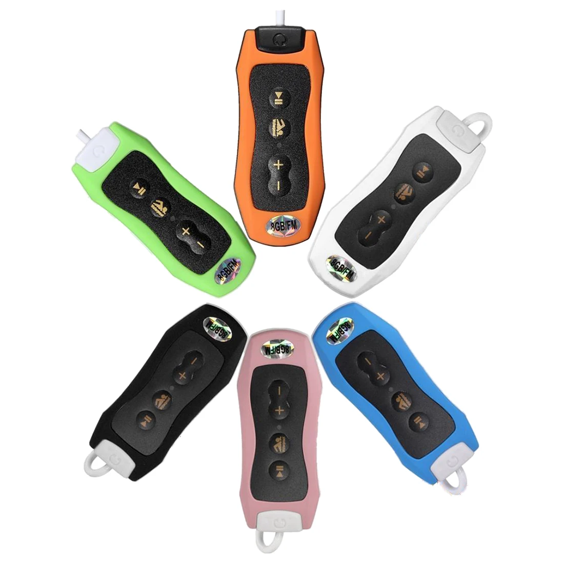 Водонепроницаемый MP3 плеер музыкальный для спорта плавания дайвинга fm радио 8 ГБ