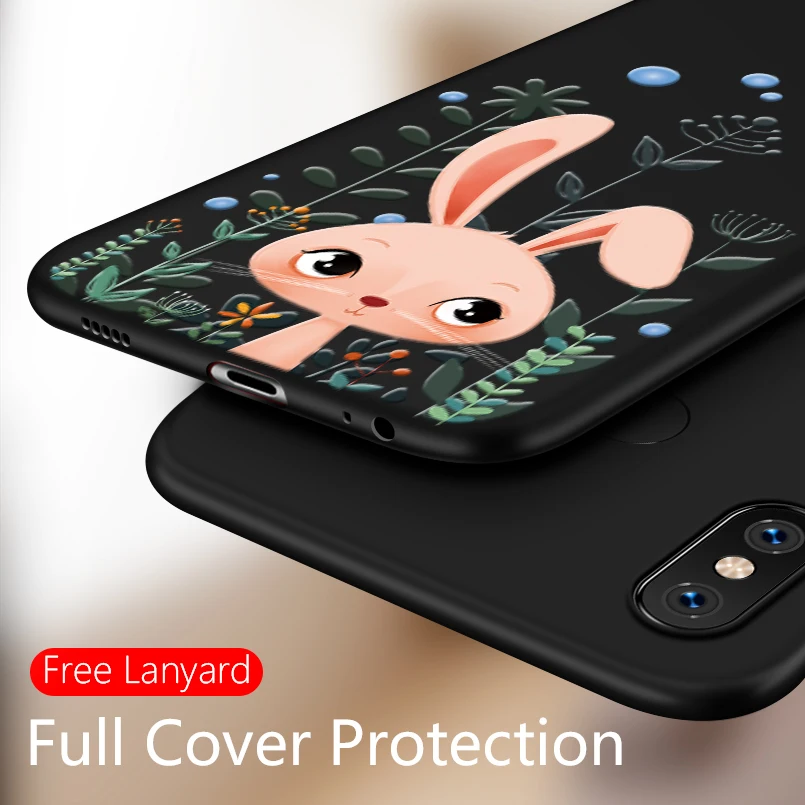 Милый силиконовый чехол ASINA для Xiaomi Mi 8 с объемным мультяшным рельефным