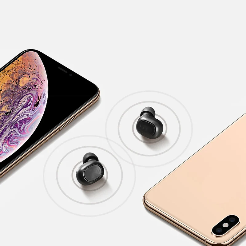 Мини беспроводные Bluetooth наушники 5 0 двойные мини вкладыши Спортивная