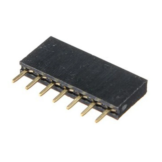 Лидер продаж 10 шт. 2 54 мм Однорядный женский шаг коннектор разъем PCB 7 Pin