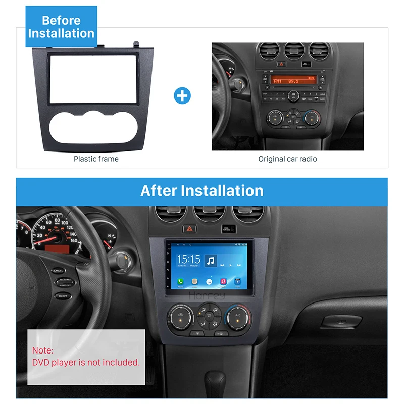 Harfey автомобильный радиоприемник установочная рамка DVD Fascia Altima комплект для Nissan
