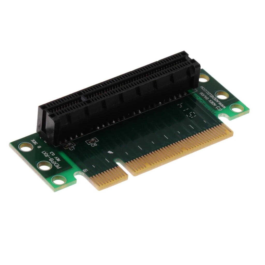 Адаптер PCI Express E 8X переходная карта под углом 90 для серверного корпуса 1U/2U|Платы