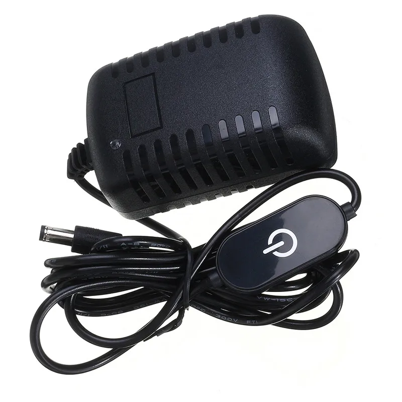 Штепсельная Вилка CLAITE US 1 5 M 2M AC110-240V к DC12V 2A 24W адаптер питания с диммером для