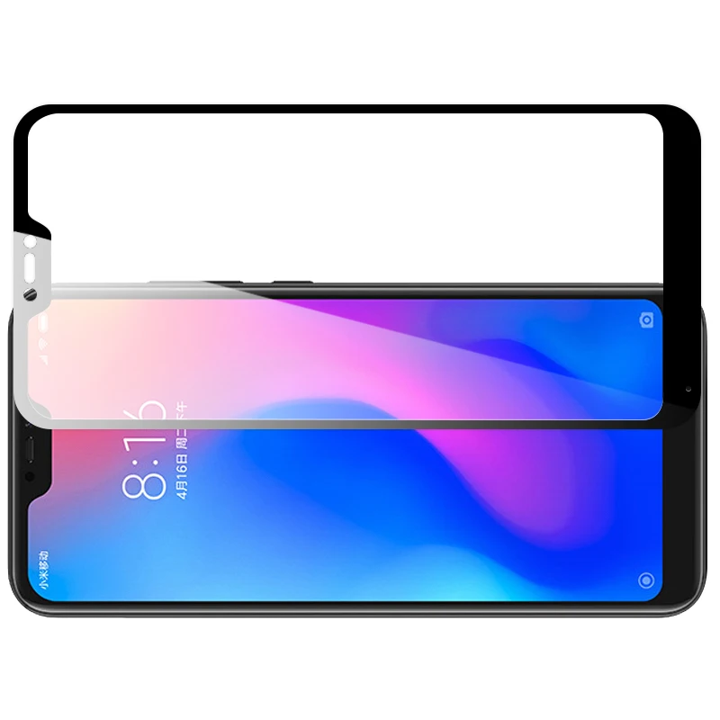 2.5D полное покрытие экрана протектор для Xiaomi Mi A2 Lite Закаленное стекло пленка на