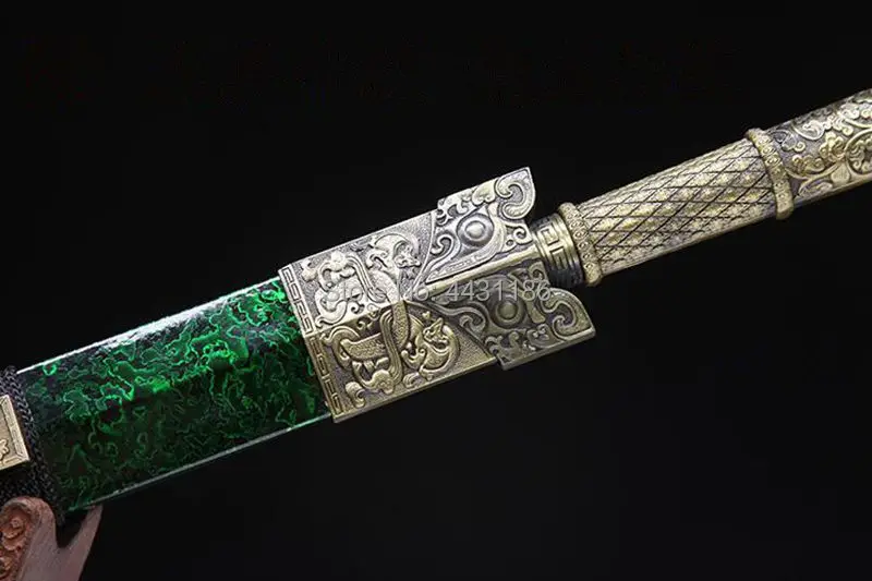 Меч с металлической ручкой в китайском стиле WuShu для Кунг Фу Han Jian лезвие из