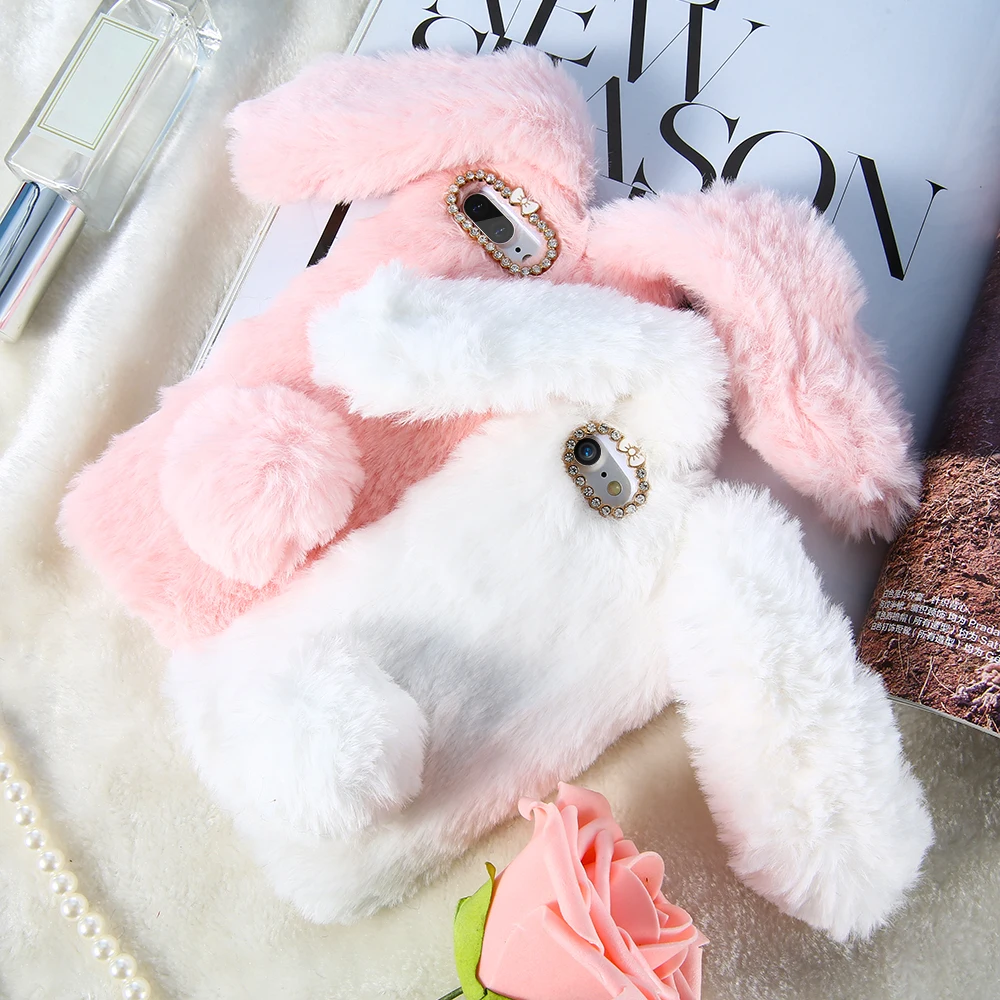 KISSCASE милые мультяшный Кролик чехол для iPhone X XR XS Max телефона 8 7 6 6s плюс Чехол Коке |