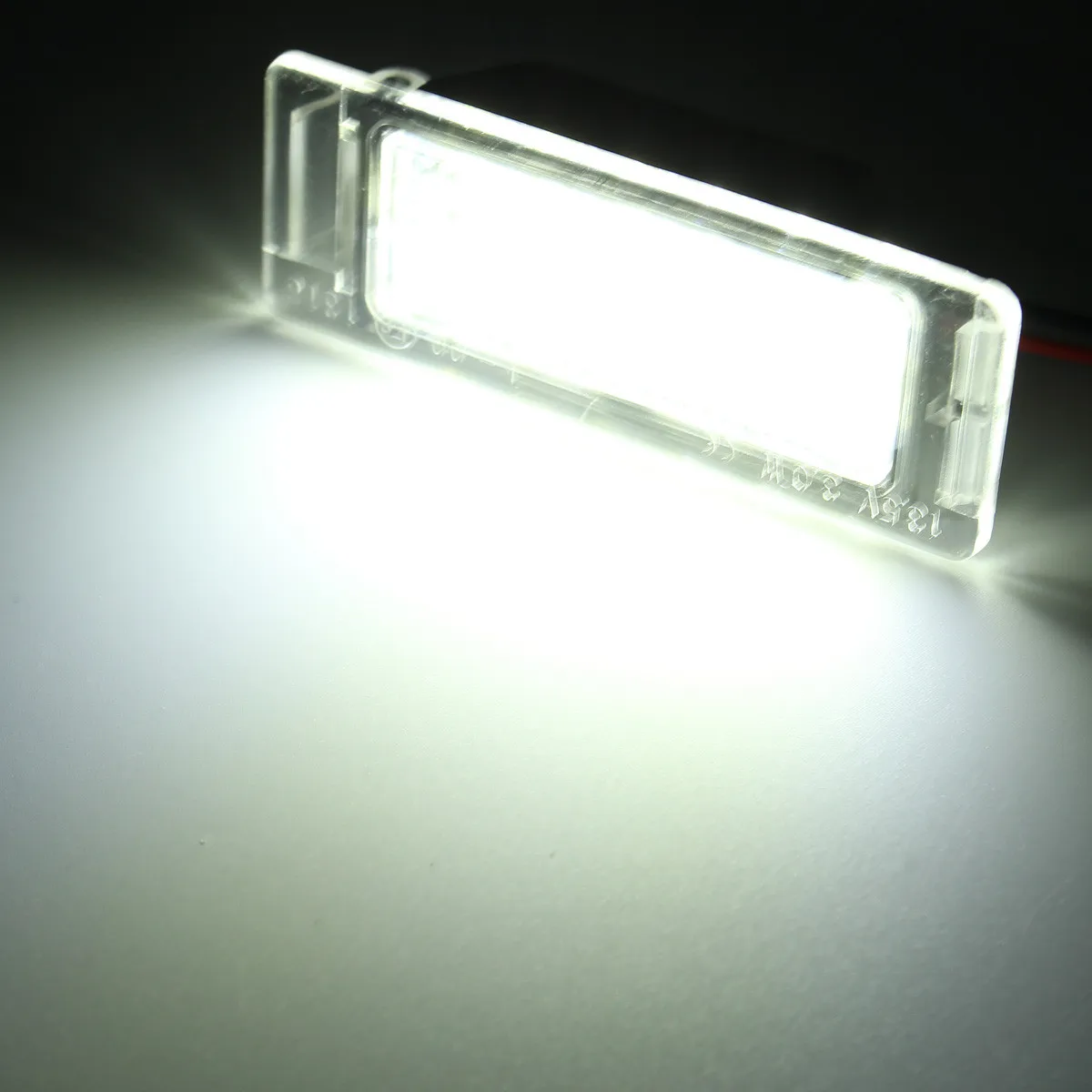 2 шт. белые светодиодные лампы 3 Вт 18 SMD для номерного знака | Автомобили и