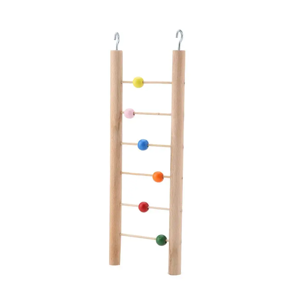 Wood Bird Ladder Climbing Toy Hanging Swing For Cage Pet Toys New | Дом и сад