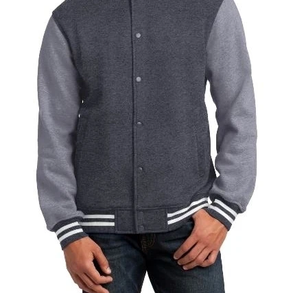 Спорт Tek ST270 мужские флисовые куртка колледжа графит Хизер и Винтаж