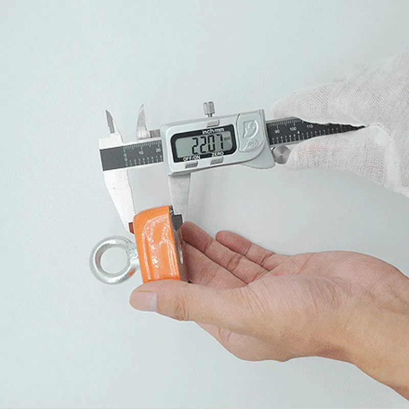 

200KG Strong Salvage Magnet NdFeB Square Lifting Treasure Hunting Neodymium Magnetics with Rope Buckle for Garage DIY Hobbies