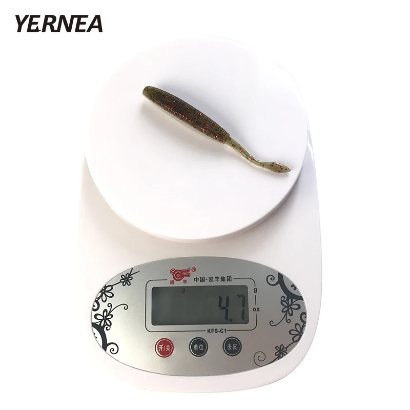 Yernea 5pcs/lot 4.7g 9.8cm New Fish Bionic Road Sub Soft Bait Plastic Lure Fishing Manual Silicone Imitation | Спорт и развлечения