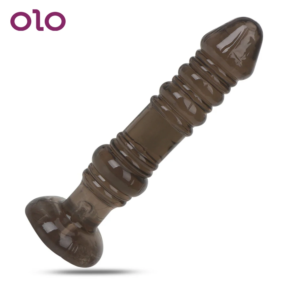 Анальная пробка OLO игрушки из желе для мужчин и женщин фаллоимитатор интимные