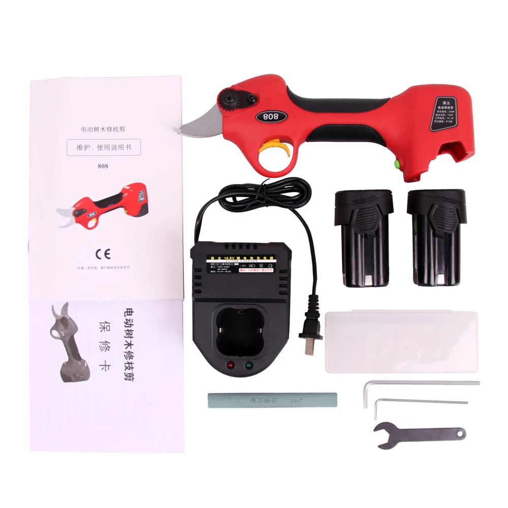 Литиевая батарея садовый секатор лучшие садовые инструменты (сертификат CE 8