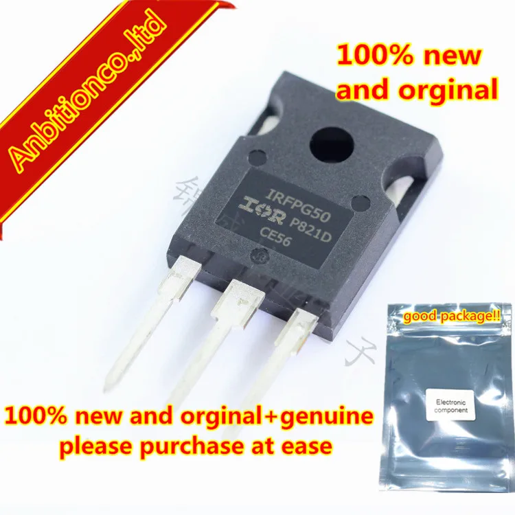 

5pcs 100% new and orginal IRFPG50 IRFPG50PBF TO-247 HEXFET Power MOSFET in stock