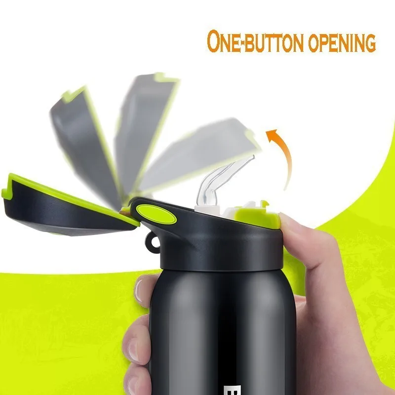 A Mountain Country Highway Bicycle Water Cup Stainless Steel Motion Heat Preservation Large Capacity 500ml Equipment | Спорт и