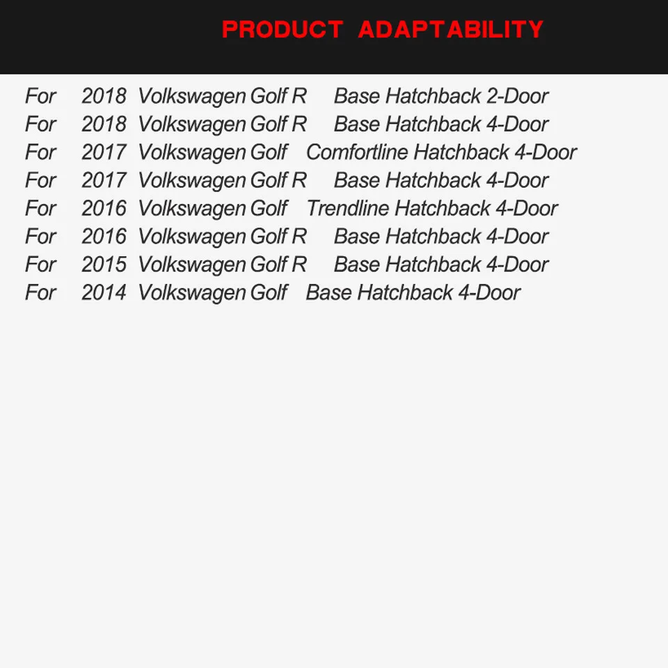 Боковые юбки из углеродного волокна для volksvagen Golf 7 5 R Line 2014 2018 бампер передник
