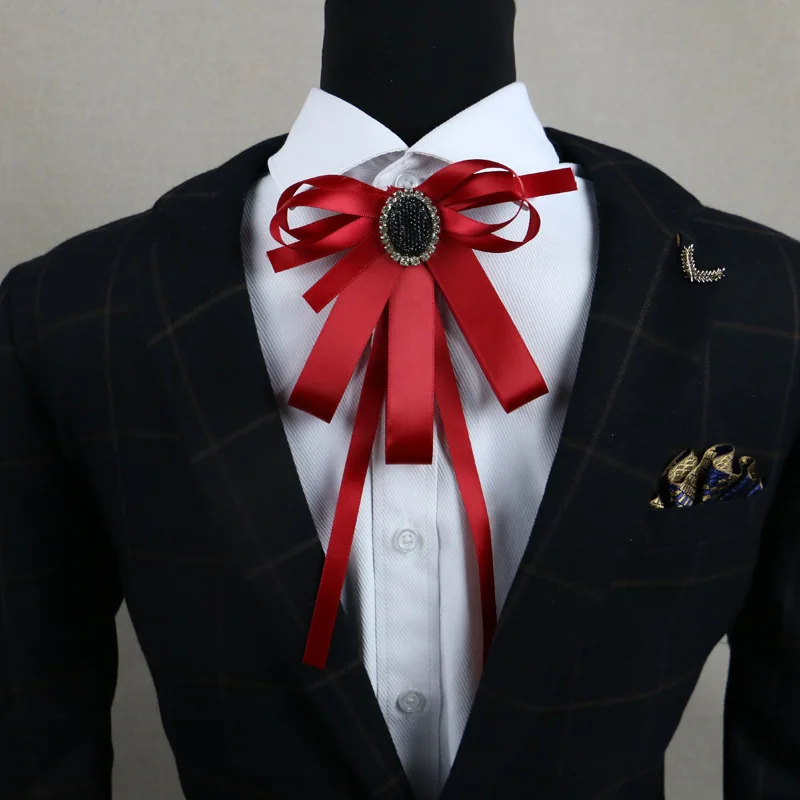 2019 New Men's Formal Wear Wedding Host Bow Korean Version Of The European Groom's Tie Newlyweds Couple Dress | Аксессуары для