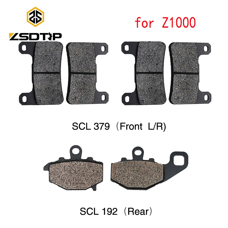 

Передние и задние тормозные колодки ZSDTRP для мотоциклов Kawasaki Z1000 2010-2015
