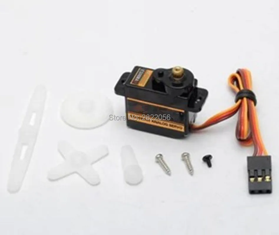 4 шт./лот 100% оригинальный EMAX ES08MA II Mini металлическая Шестерня Аналоговый
