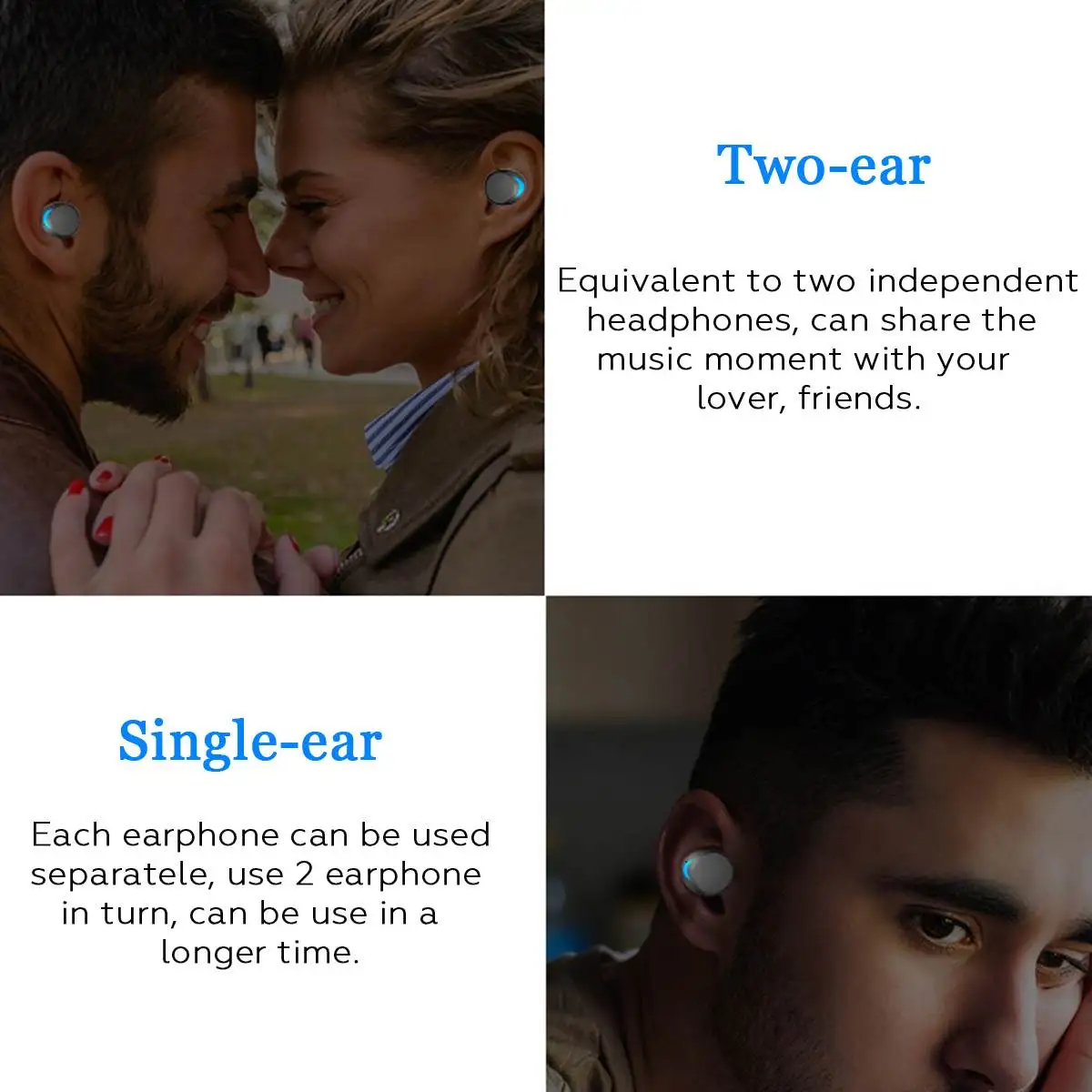 Bluetooth 5 0 туры беспроводные наушники мини TWS Близнецы стерео IPX8 Спорт Плавание
