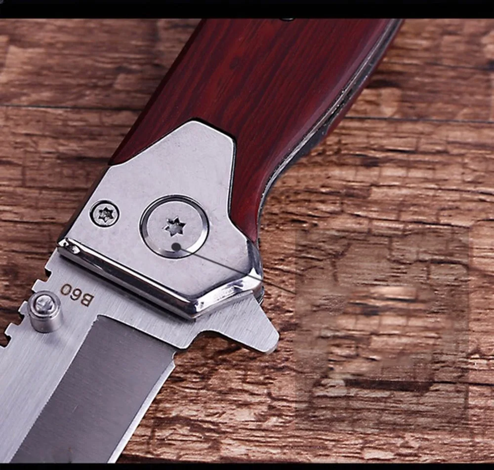 Складной деревянный нож OWL OD209 тактический карманный Клинок для выживания