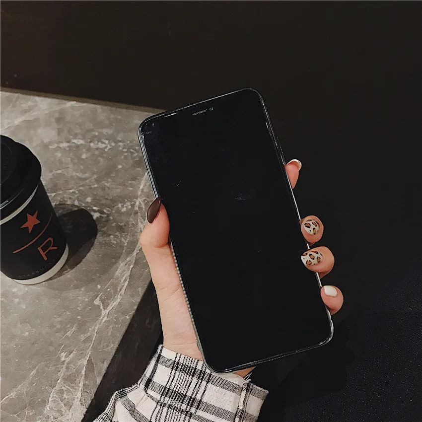Аврора Гальваническое стекло леопардовый узор для iphoneXS Max 6 7 8 чехол мобильного