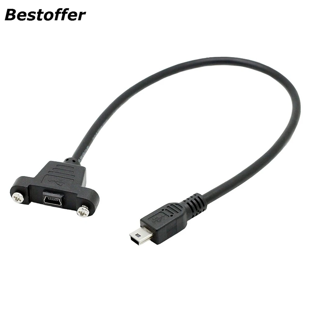 50 см мини USB 5 pin папа к женскому дата синхронизации Зарядное устройство