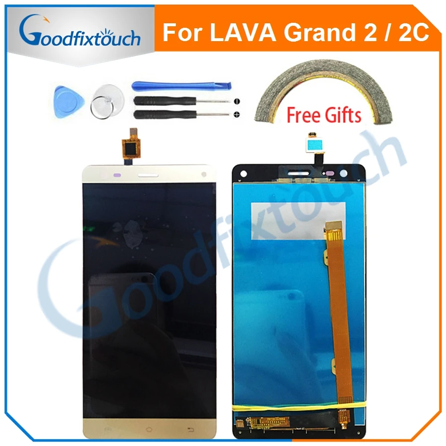 ЖК экран для LAVA Grand 2/2C дисплей кодирующий преобразователь сенсорного экрана в