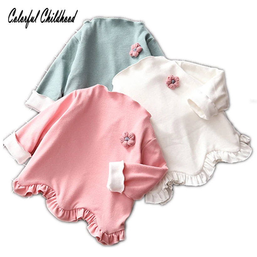 Бархатная рубашка для девочек хлопковая блузка с длинными рукавами топы малышей