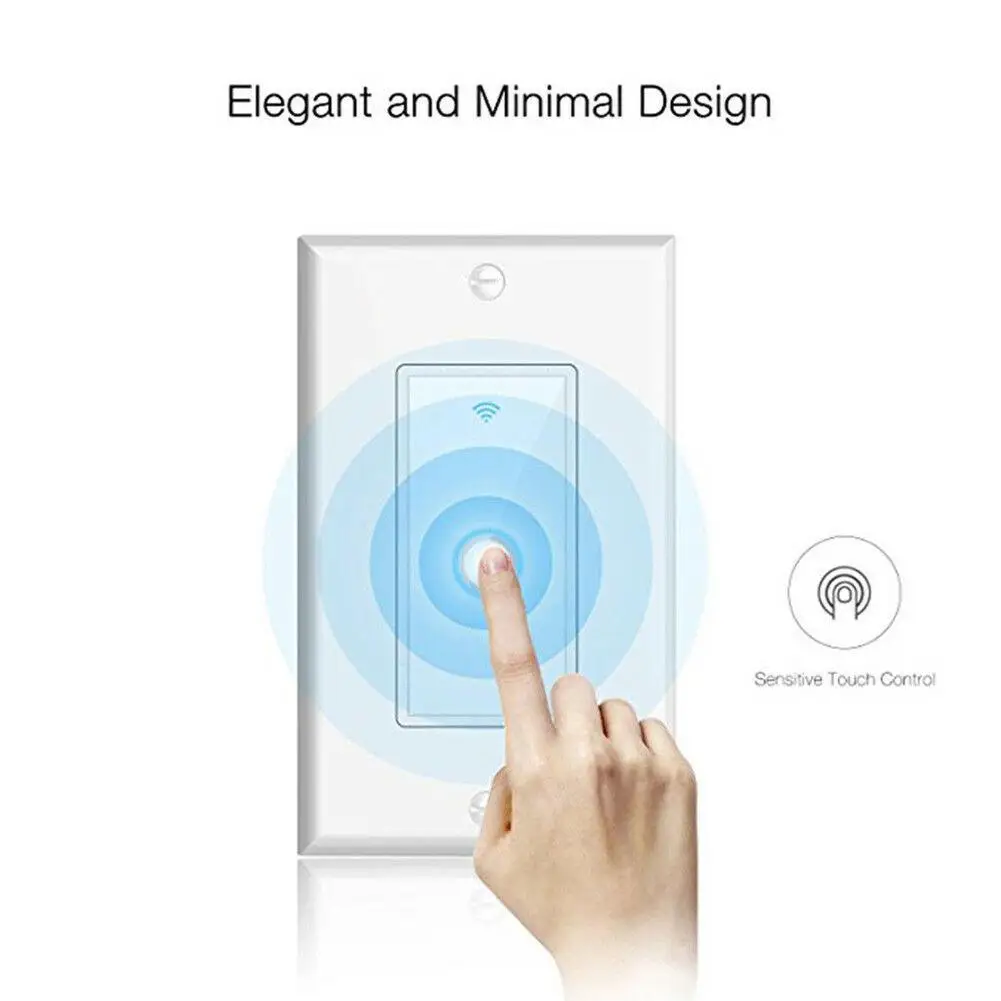 BEESCLOVER Smart Wifi светильник настенный выключатель сенсорный пульт дистанционного