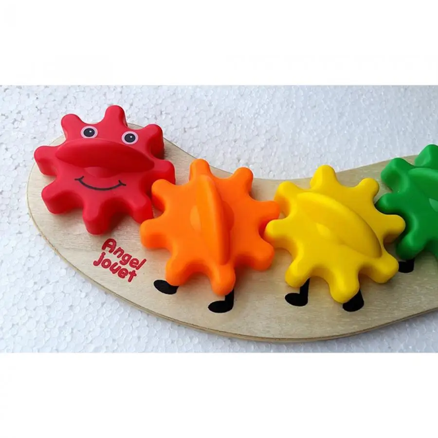 Детские развивающие деревянные цветные детали для раннего обучения|Блочные